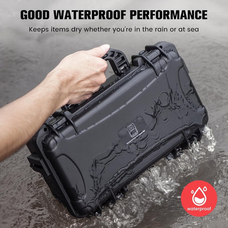 STARTRC Osmo 360 Hard Case, Dual Layer Waterproof Case for DJI Osmo 360 Accessories, Portable Travel Carrying case for DJI Osmo 360 Adventure Combo - Image 3